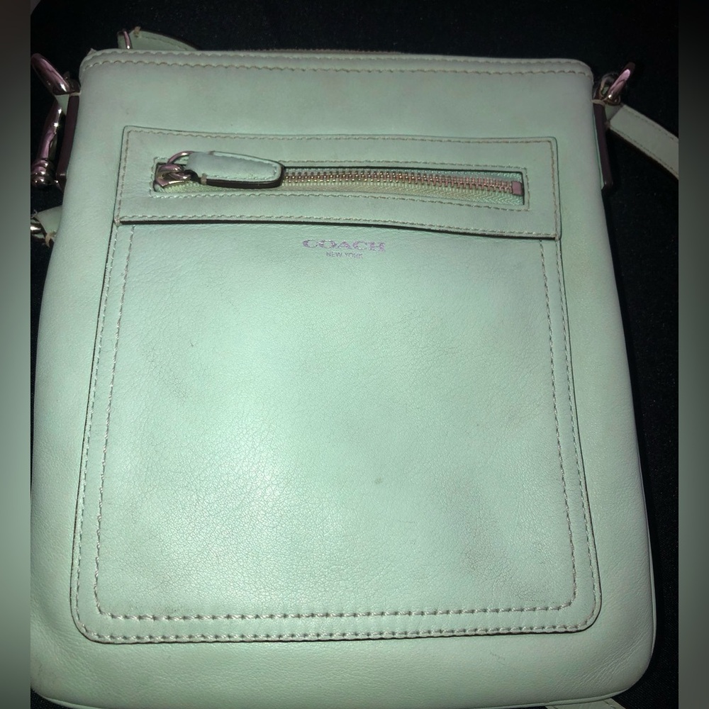 Coach Mint Green Crossbody